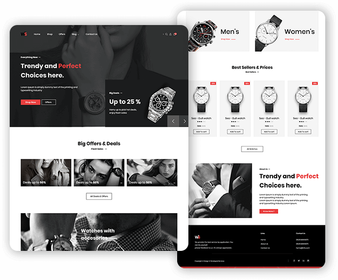 WooCommerce Web Theme
